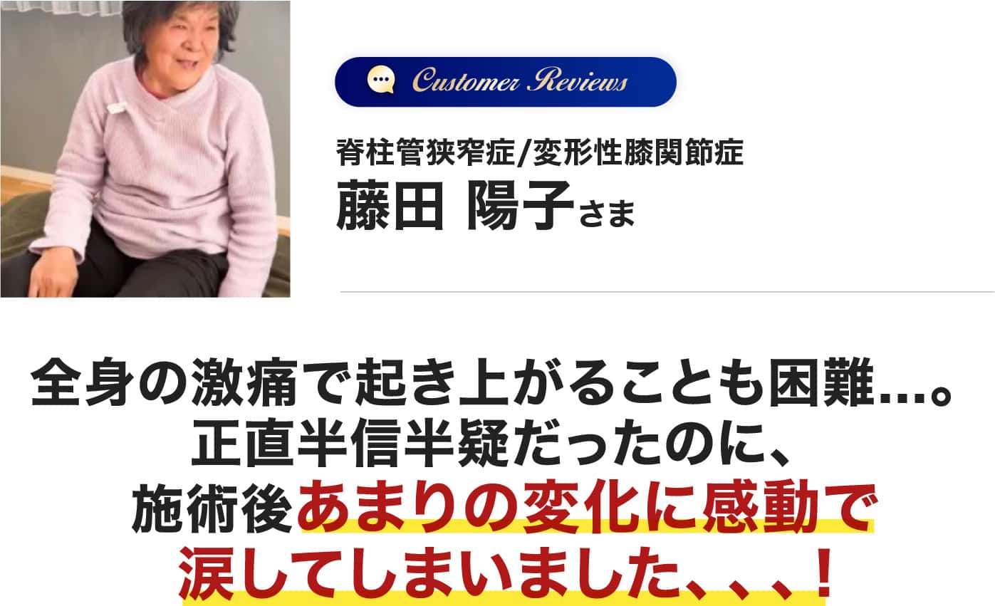 藤田 陽子さま